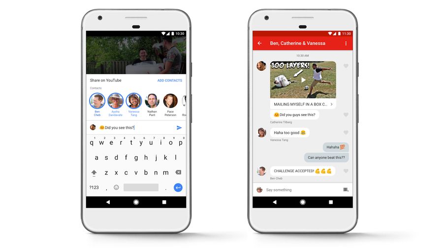 YouTube Sharing