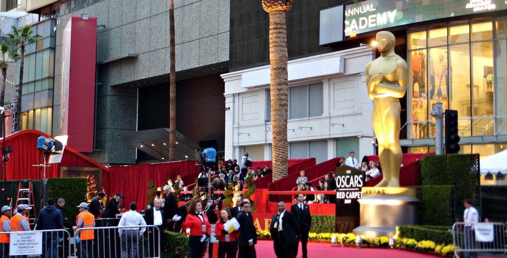 Photograph from the Oscars