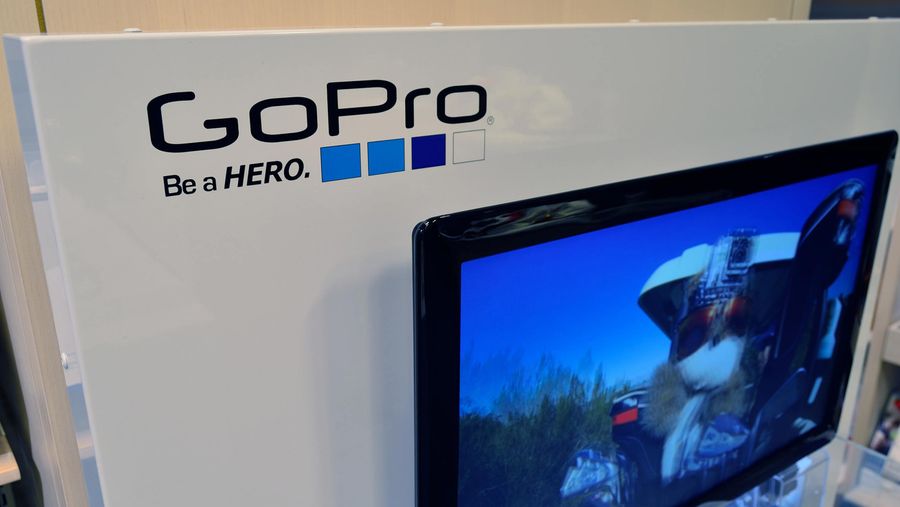 GoPro display at a store