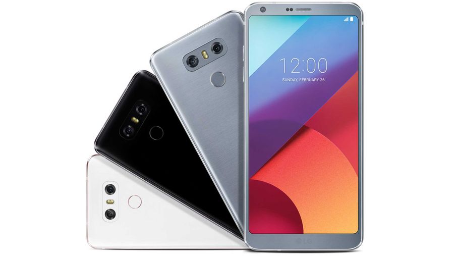 LG G6 colour selection