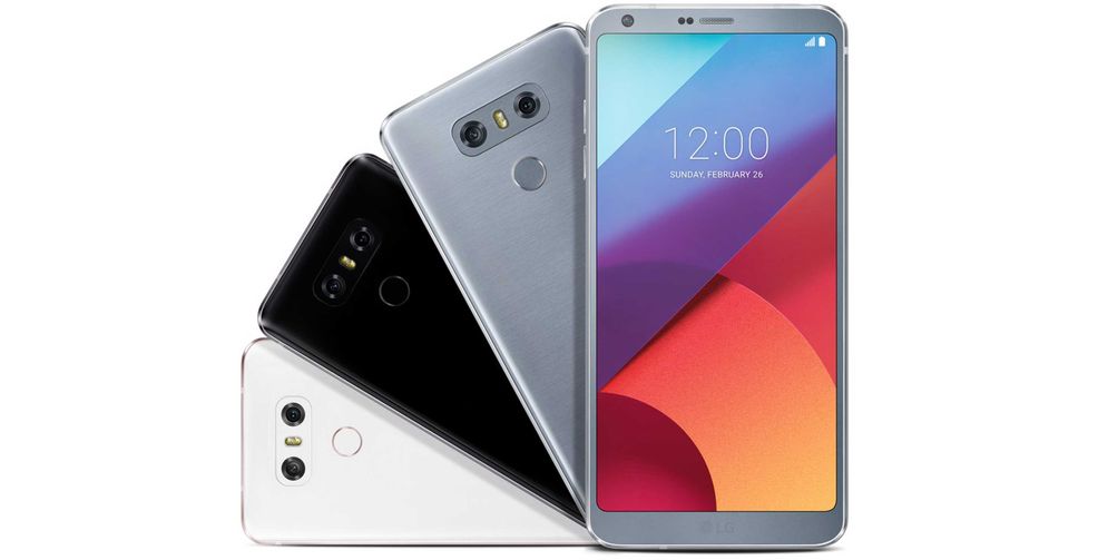 LG G6 colour selection