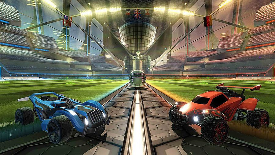 Rocket League game shot