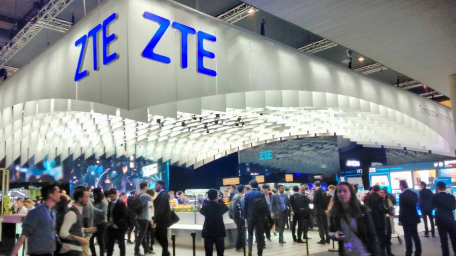 ZTE MWC booth - zte iran