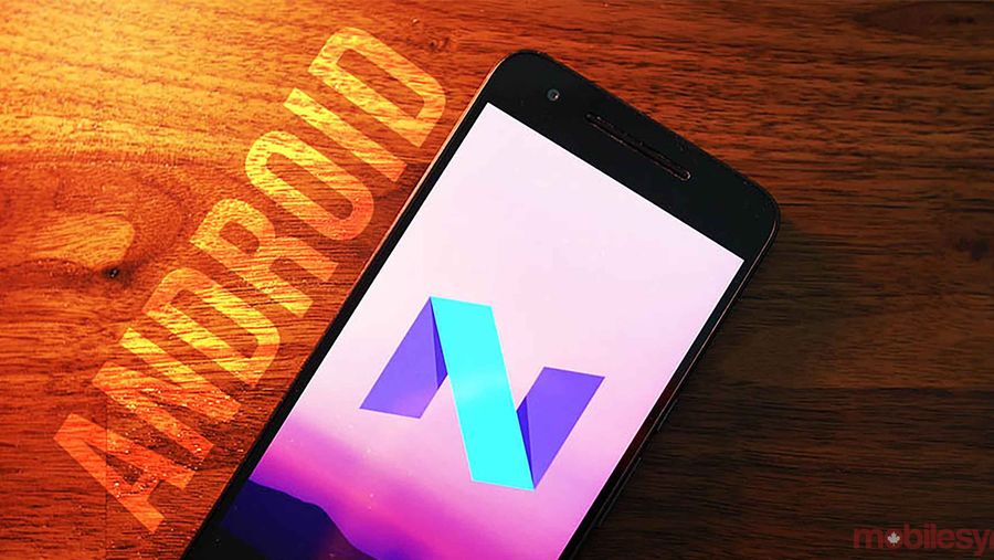 smartphone running Android 7.1.2 Nougat