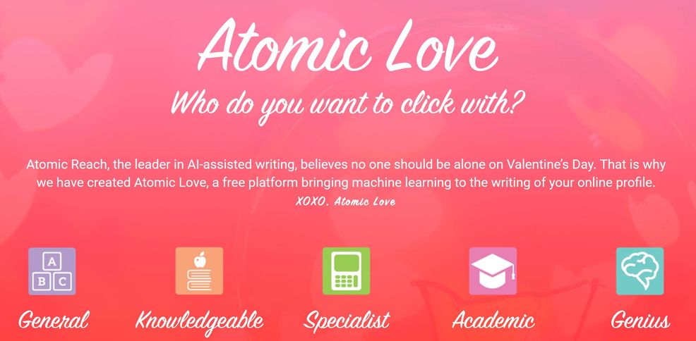 Toronto-based Atomic Reach wants to help with your online dating bio