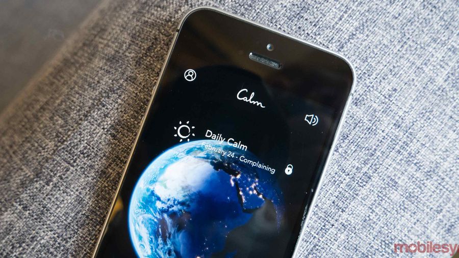 Calm meditation app