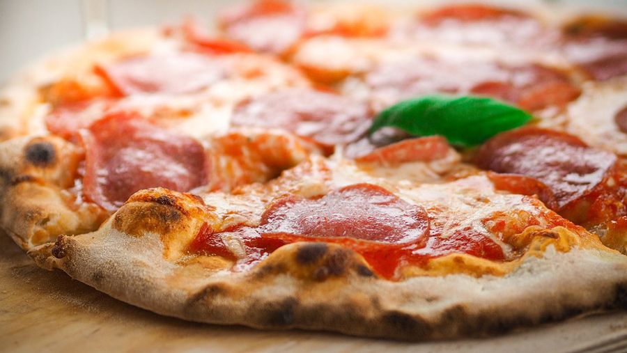 Photo of yummy pizza