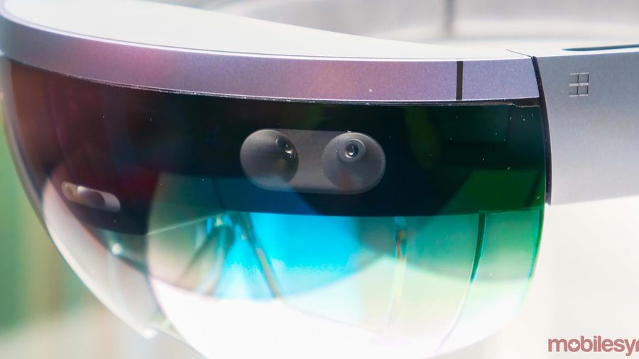 Photo of Microsoft's HoloLens AR headset