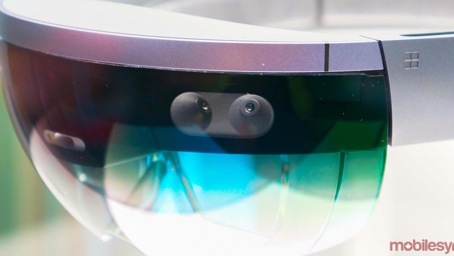 Photo of Microsoft's HoloLens AR headset
