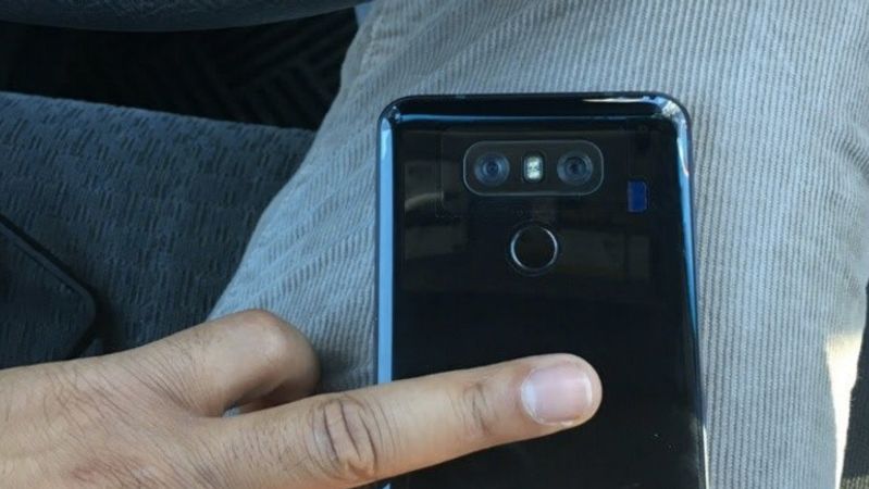 LG G6 leaked showing finger print sensor