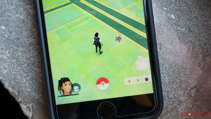 pokemon go on an iPhone