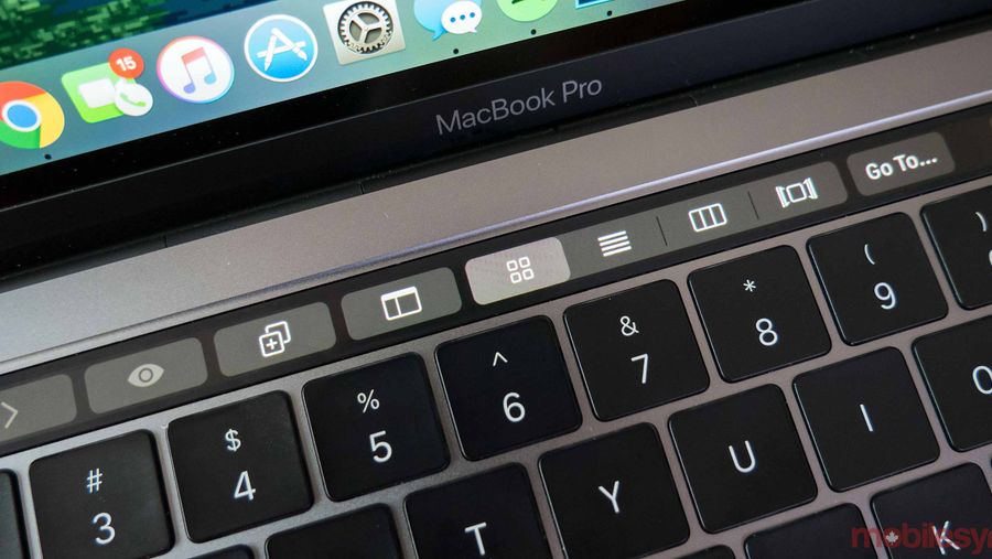 2016 MacBook Pro Touch Bar.