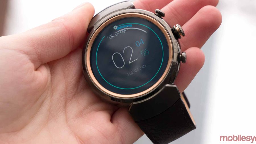 ZenWatch 3 running Android Wear 2.0