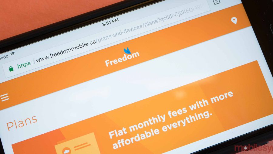Freedom Mobile lte network