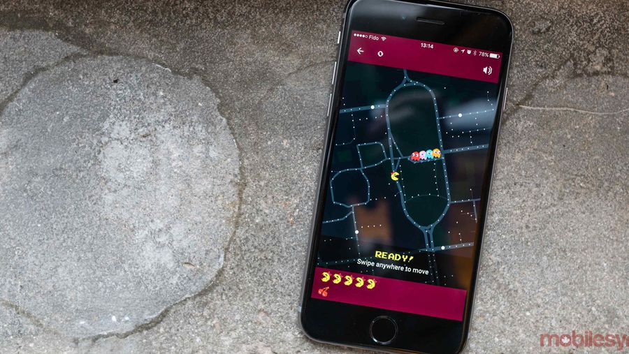 Ms Pac Man on Google Maps