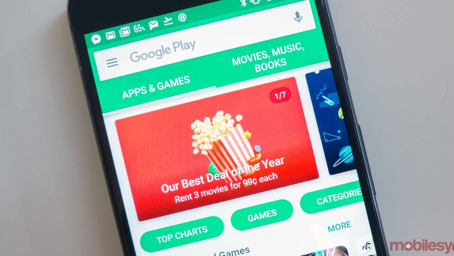 google play store on phone