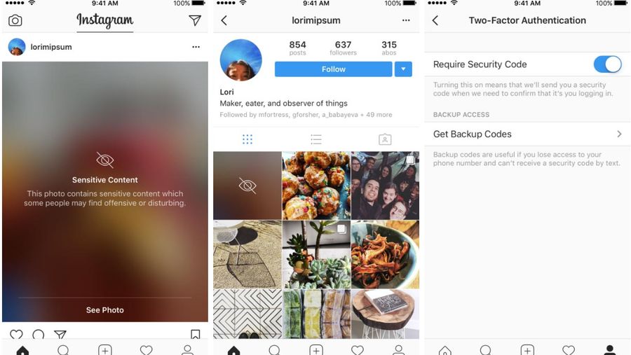 instagram sensitive content