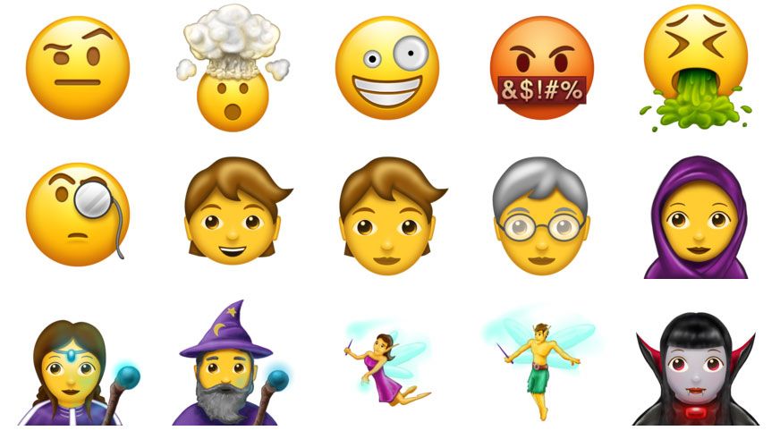 new emoji 2017
