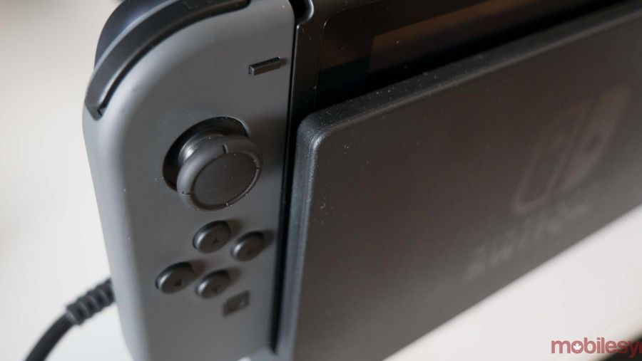 Nintendo Switch side view