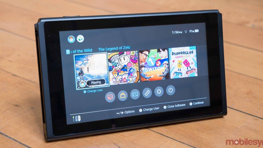 Nintendo Switch tablet