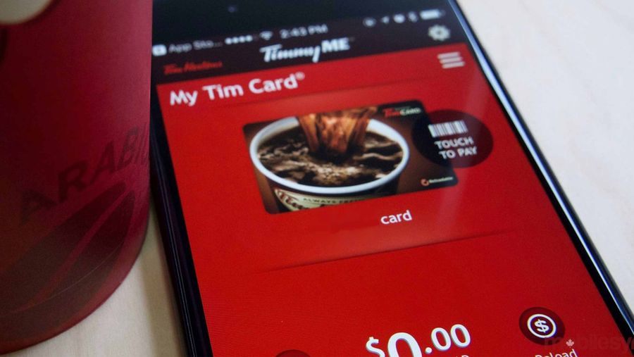 tim hortons app