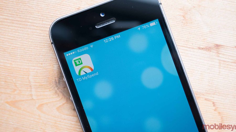 TD app photo