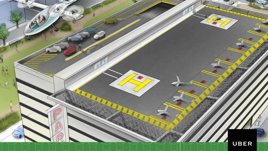 Uber VTOL a project being worked on by Uber's Elevate team