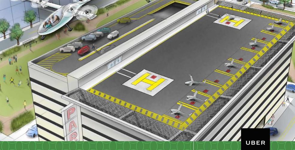 Uber VTOL a project being worked on by Uber's Elevate team