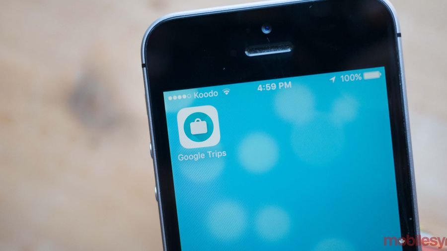 Google Trips app