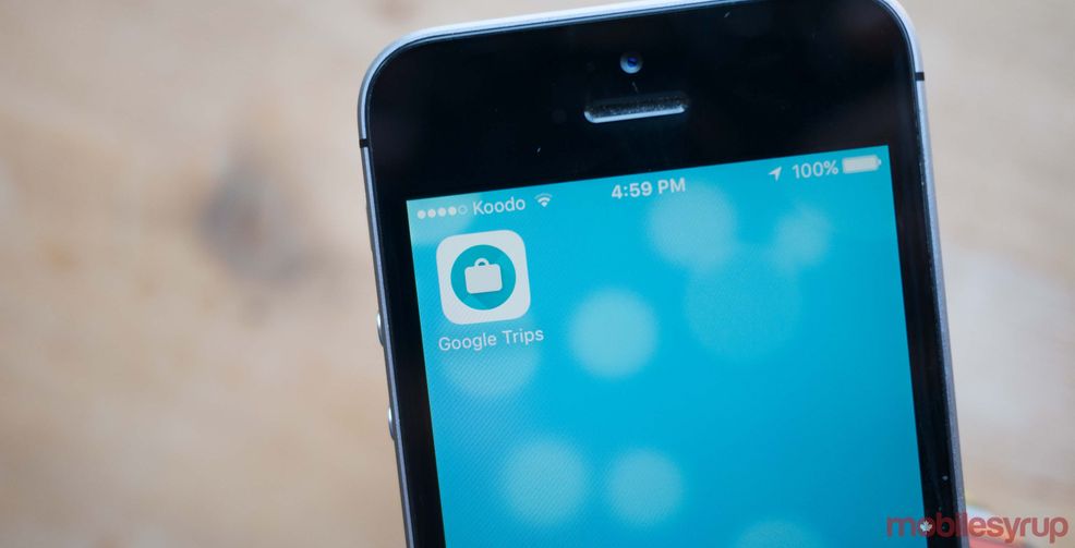Google Trips app