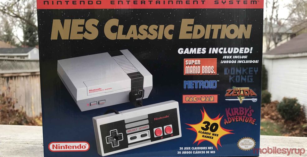 NES Classic Edition box
