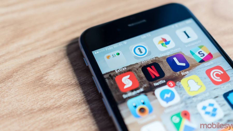 1Password app icon on iOS