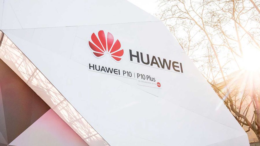 Huawei launch event banner