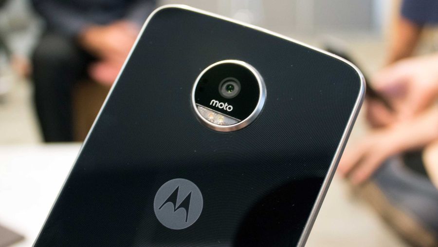 Motorola back of phone with logo
