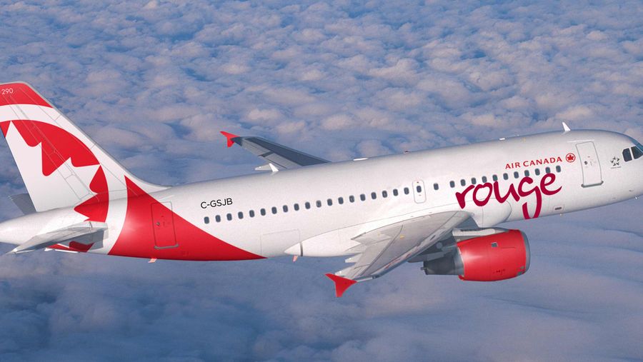 Air Canada Rouge plane