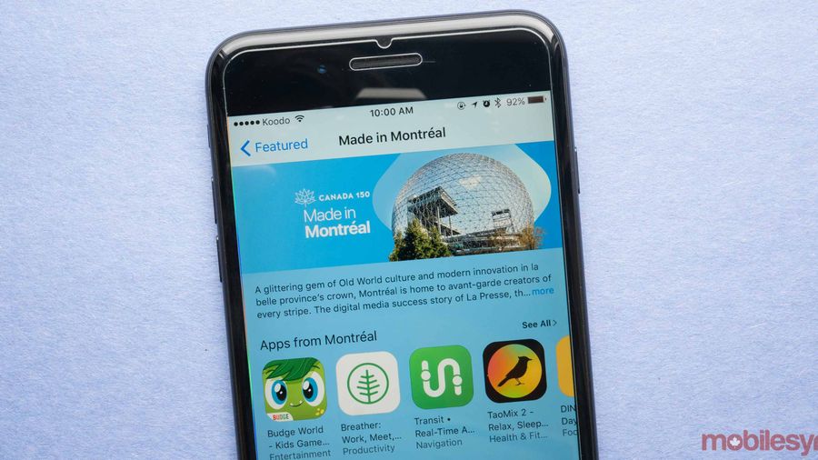 Made in Montreal App Store