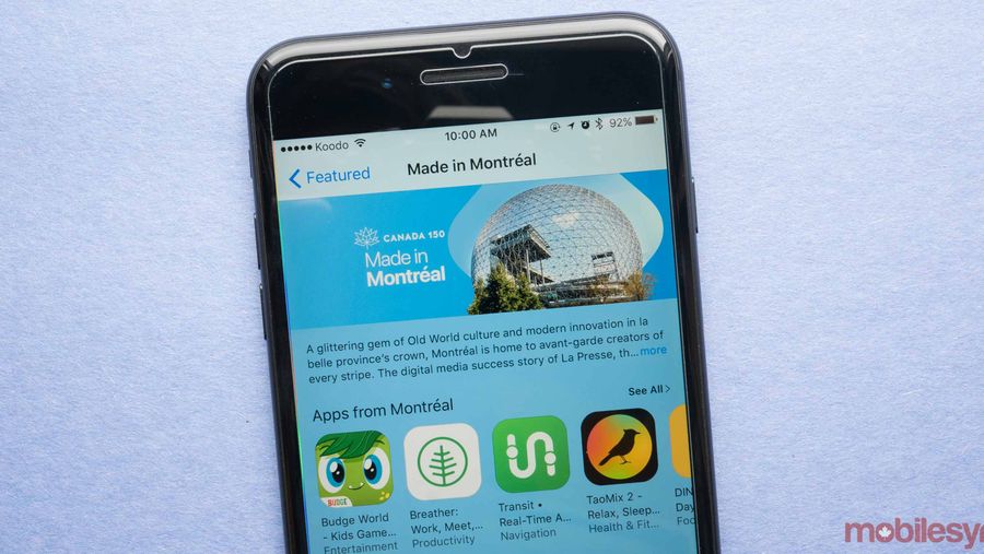 Made in Montreal App Store