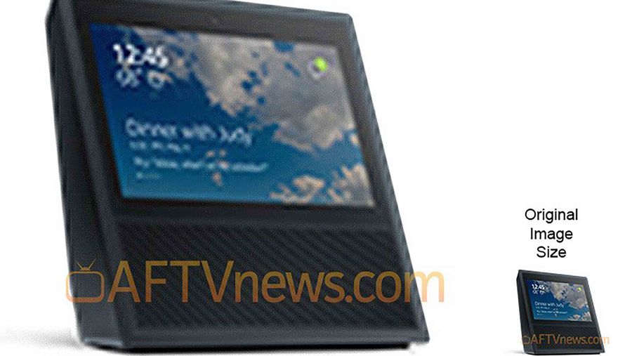 Leaked look at Amazon Echo with touchscreen from Aftvnews