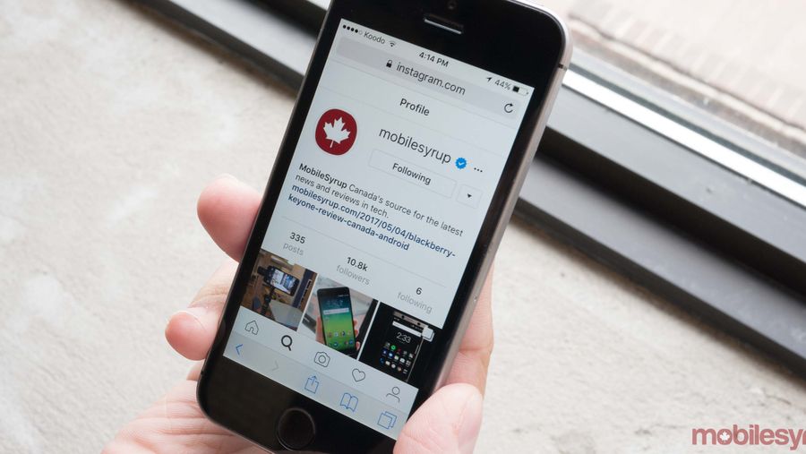 instagram mobile browser