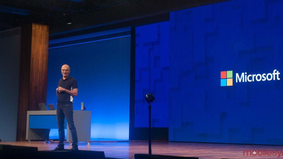 Satya Nadella at Microsoft Build