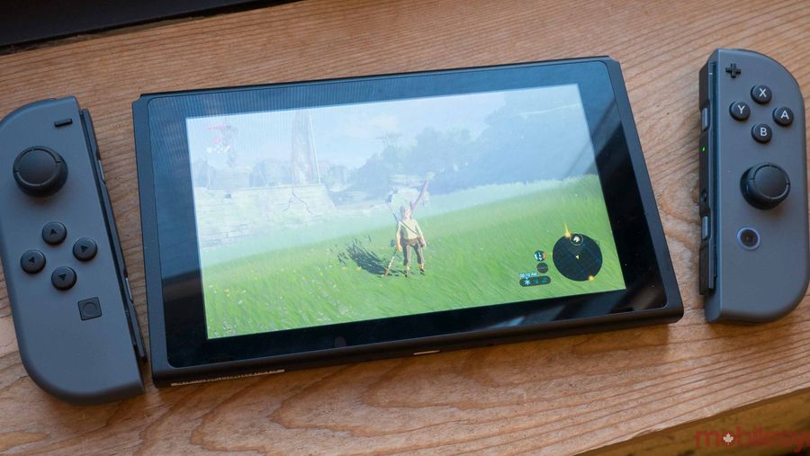 Nintendo Switch with Grey Joy cons - Nintendo E3 2017