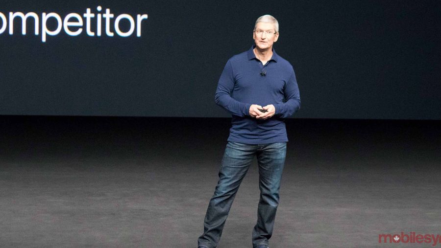 TIm Cook on stage