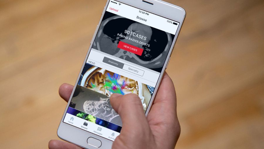 app on iPhone screen