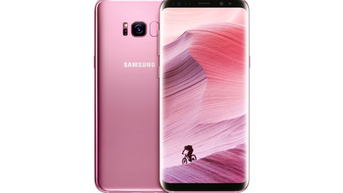 Galaxy S8+ in Rose Pink