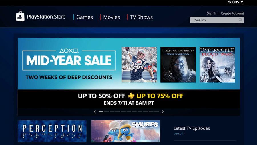 PlayStation Store digital games