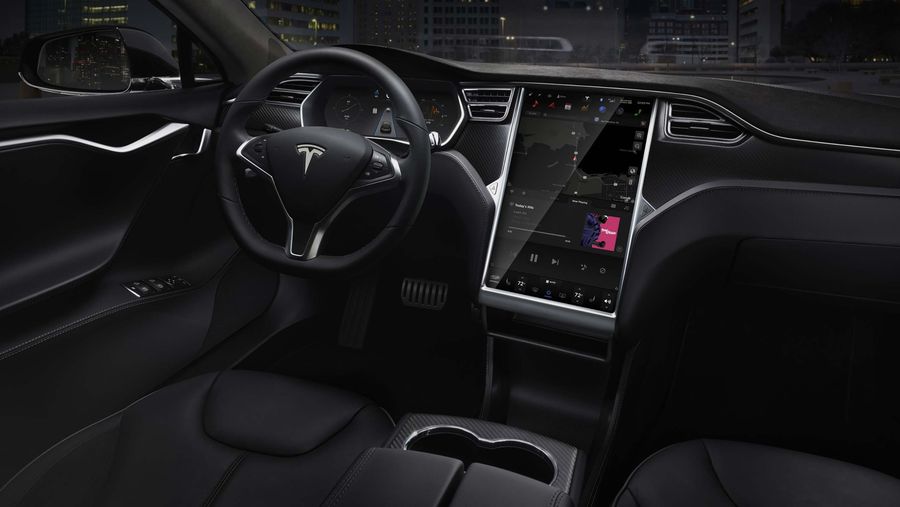 Tesla Model 3 in-car