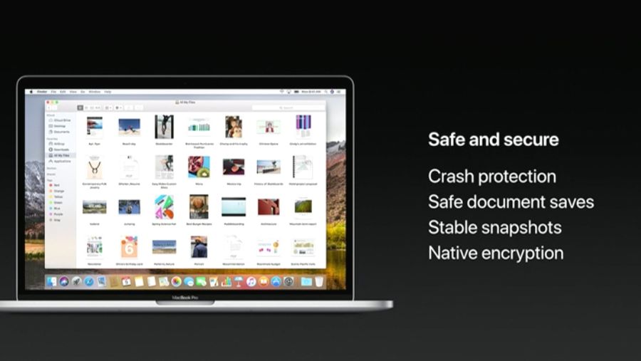 Apple secure macos file system