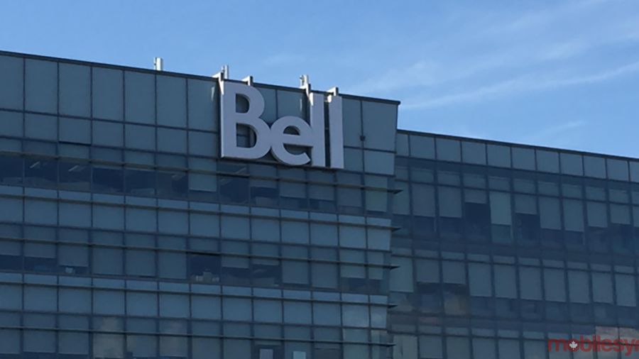 An image showing the Bell logo atop a corporate office