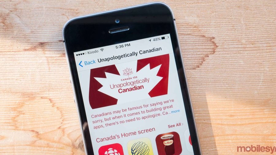 Apple App Store Unapologetically Canadian