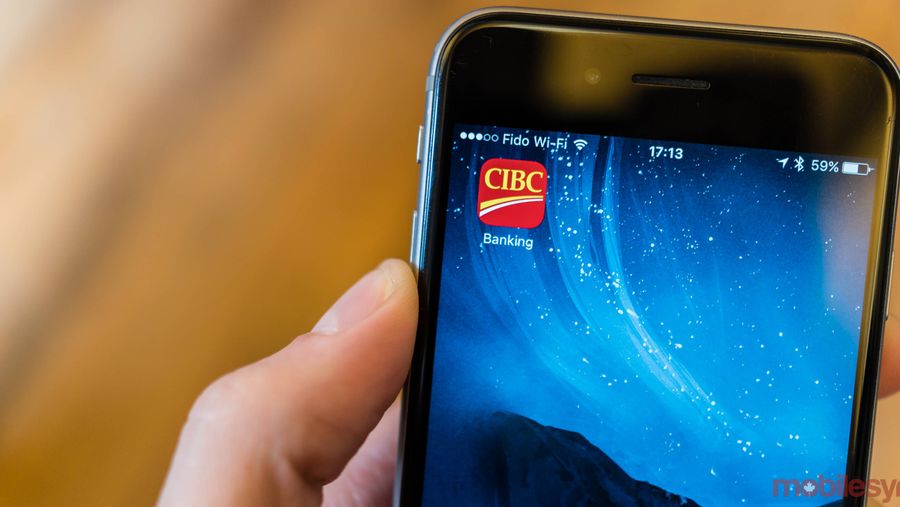 CIBC Mobile Banking app icon on iOS